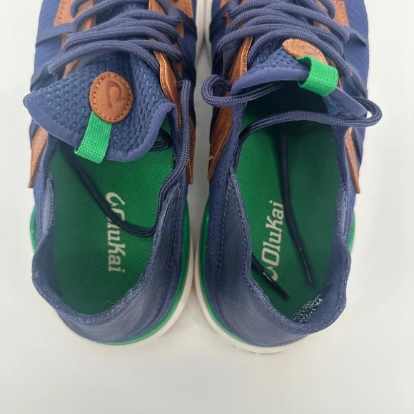 OluKai Mio Li Shoes Men's Size 9M Navy Blue Mesh Sneakers Athletic Lightweight - Picture 7 of 9